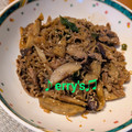 Erry_k's cooksnap of when they made 牛肉とごぼうのすき焼き風煮。お弁当にも！.