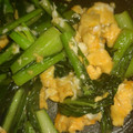 kam嫁's cooksnap of when they made 卵と小松菜の甘酢炒め.