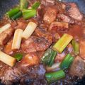 みるく大福's cooksnap of when they made 肉みたい♪マグロのアラで角煮風葱鮪.