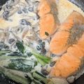 ひぃちゃんひー's cooksnap of when they made 簡単！銀鮭のクリーム煮☆生クリーム不要.