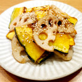かなりんココりん's cooksnap of when they made 蓮根とかぼちゃのデリ風甘辛炒め.
