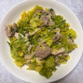 Ｒ's cooksnap of when they made ほったらかし！豚こまとキャベツ白だし蒸し.