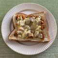 ビートルズ食堂's cooksnap of when they made キムチと焼き豚のチーズトースト.