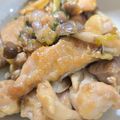 くまぁも's cooksnap of when they made 簡単♪鶏肉としめじの玉ねぎソース和え.