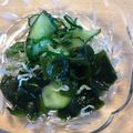 かずくん☆'s cooksnap of when they made 白だしで！きゅうりとワカメの定番酢の物.
