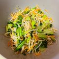 ゆかりんご117♪'s cooksnap of when they made 簡単副菜☆もやし人参小松菜のナムル.