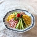 かっちゃん杉's cooksnap of when they made 具材の種類が少ない冷やし中華盛り付け.