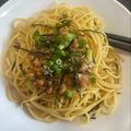 クックVZ6VMZ☆'s cooksnap of when they made 簡単！納豆&塩昆布パスタ.