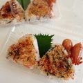 みぃぃちゃま's cooksnap of when they made バーベキューにはコレ！絶品☆焼きおにぎり.