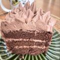 まきお77's cooksnap of when they made チョコレートクリームデコレーションケーキ.
