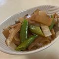 papikun's cooksnap of when they made 大根、スナップエンドウの甘辛炒め煮.