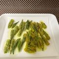 ◆どらしま◆'s cooksnap of when they made プラス1品☆カレー風味のオクラの揚げ焼き.