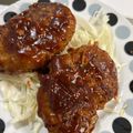 ミアンミアン's cooksnap of when they made 豚ミンチで簡単煮込みハンバーグ.