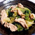 ☆★あんず姫★☆'s cooksnap of when they made 豚バラ肉とレタスの炒め物 (*>ω<)b.