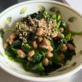 miko23kr's cooksnap of when they made ゴマ油が決めて！ほうれん草の納豆あえ♪.