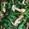 クックT5KICK☆'s cooksnap of when they made ほうれん草としめじのおひたし.