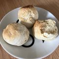 てきもき's cooksnap of when they made 材料1つ＊お好み焼き粉でサクふわパン.