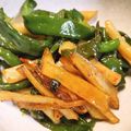 うさぎのおかし's cooksnap of when they made ポテト、ベーコン、ピーマンの細切り炒め.