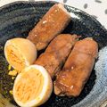 moeoke's cooksnap of when they made なんちゃってステーキ✾高野豆腐の肉巻き.