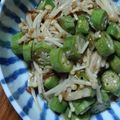 マット・ボンズ's cooksnap of when they made 超簡単♪オクラとえのきの麺つゆポン酢和え.