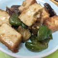 MashiroM's cooksnap of when they made 厚揚げでヘルシー！なすとピーマンの鍋しぎ.