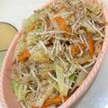 〜みみ〜's cooksnap of when they made ぶっ濃い濃厚ソースの肉野菜炒め定食🤩.