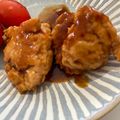 うどんこちゃん✩'s cooksnap of when they made 簡単ズボラ鶏つくねBBQ味　卵、豆腐なし.