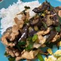 Mily_co's cooksnap of when they made 茄子とニラのよだれ豚★.