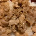 あやねんママ1222's cooksnap of when they made 豚こま・ごぼうの甘辛☆丼.