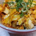 ＭＩＬＵ's cooksnap of when they made （ダイエット飯）キムチ豆腐卵チーズ乗せ丼.