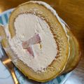 むむむっこ's cooksnap of when they made HMで簡単♬基本のミルクロールケーキ♡.