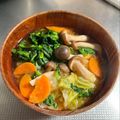 azbjbn's cooksnap of when they made 大戸屋風　たっぷり野菜の麦みそ汁　味噌汁.