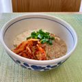 ビートルズ食堂's cooksnap of when they made 納豆キムチの豆腐タレぶっかけ冷やしうどん.