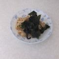 きらり流れ星's cooksnap of when they made レンジで簡単☆エノキわかめのゴマだれぽん.