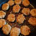 phnanzu's cooksnap of when they made 保存版＊蓮根豚つくねの味噌マヨ照り焼き＊.