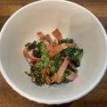 shogopapa's cooksnap of when they made ケールのにんにくベーコン炒め.