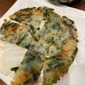 アオミドチ's cooksnap of when they made 米粉で作るもちもちキムチチーズチヂミ.