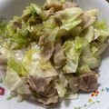 クックWK3Z85☆'s cooksnap of when they made ポンの豚バラキャベ炒め.
