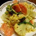 ひっこ's cooksnap of when they made カリフラワーと人参のカレーマヨサラダ.