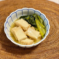 コムギ大好き's cooksnap of when they made 簡単！小松菜と厚揚げの煮物.