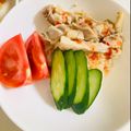 ぐ～たらママン's cooksnap of when they made 超簡単。失敗無し。炊飯器。チキンライス。.