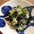 しまんちゅ44's cooksnap of when they made キュウリ・ワカメ・カニカマの生姜酢の物.