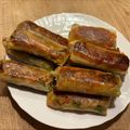 よーくんmama's cooksnap of when they made 簡単☆豚ひき肉とモヤシの具材たっぷり春巻.