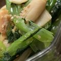 MULA's cooksnap of when they made 小松菜とカニカマと海苔のナムル♩.