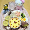 ゆけり３兄弟's cooksnap of when they made レンジで簡単！マグカップオムライス.