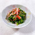 みぽぽ37's cooksnap of when they made ほうれん草とカニカマの和風酢和え.