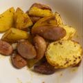 蜜柑の花's cooksnap of when they made ポテトとウインナー❀ฺカレーケチャップ.