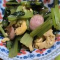 kahoro's cooksnap of when they made 小松菜と卵のオイスターソース炒め.