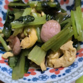 kahoro's cooksnap of when they made 小松菜と卵のオイスターソース炒め.