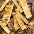 ののろかめ's cooksnap of when they made 破竹と牛肉、生椎茸のオイスターソース炒め.